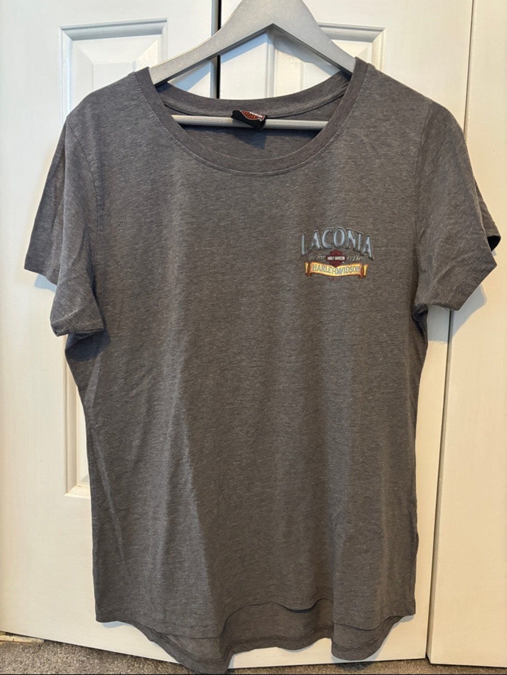 Harley-Davidson Gray Laconia Chest Logo Tee